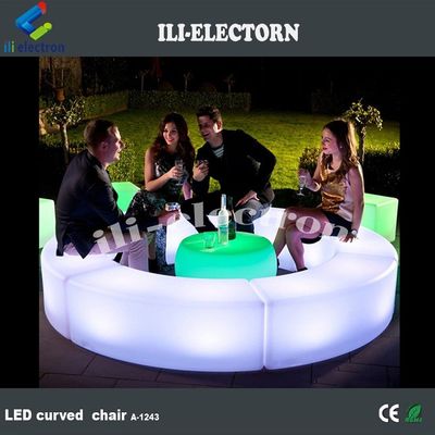 sedile da tavolo di poker elettronico tavolo luminoso set di mobili a LED