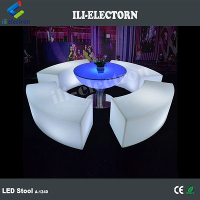 sedile da tavolo di poker elettronico tavolo luminoso set di mobili a LED