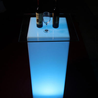 Moderni tavoli mobili a luce a LED RGB con batteria al litio ricaricabile