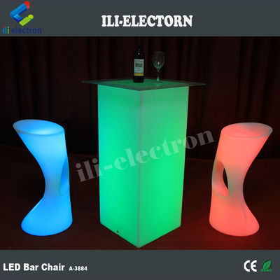 Moderni tavoli mobili a luce a LED RGB con batteria al litio ricaricabile