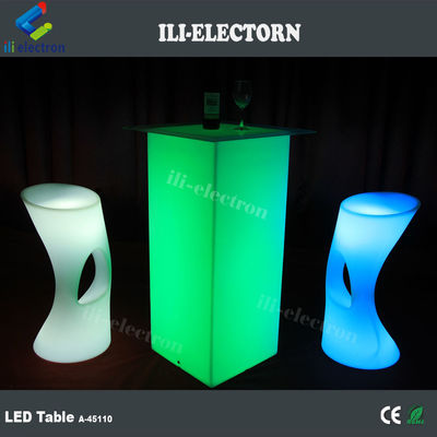 Moderni tavoli mobili a luce a LED RGB con batteria al litio ricaricabile