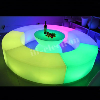 Mobili a luce a LED che cambiano colore, sedia a sdraio a LED ricaricabile OEM