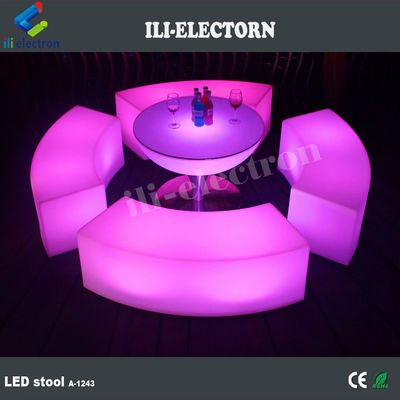 Mobili a luce a LED che cambiano colore, sedia a sdraio a LED ricaricabile OEM