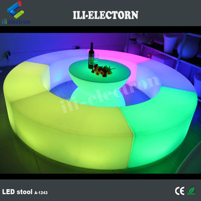 Mobili a luce a LED che cambiano colore, sedia a sdraio a LED ricaricabile OEM