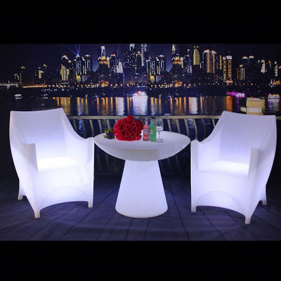 100% PE Divano di plastica ricaricabile RGB illuminato a led