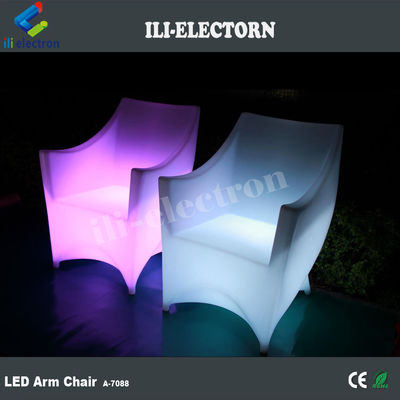 100% PE Divano di plastica ricaricabile RGB illuminato a led