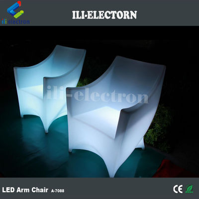 100% PE Divano di plastica ricaricabile RGB illuminato a led