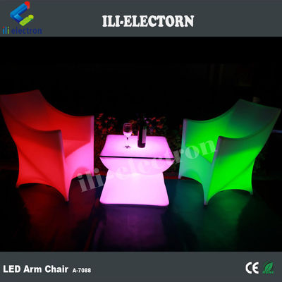 100% PE Divano di plastica ricaricabile RGB illuminato a led