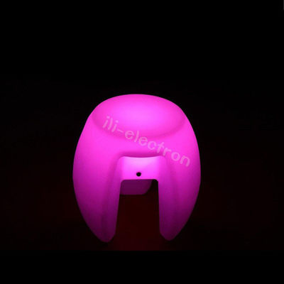 Arredamento colorato a luce LED, bar inpilabile sgabello illuminato ricaricabile
