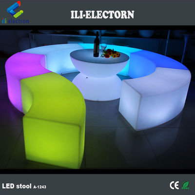 Mobili a led ricaricabili a cambio di colore sedute a led curve