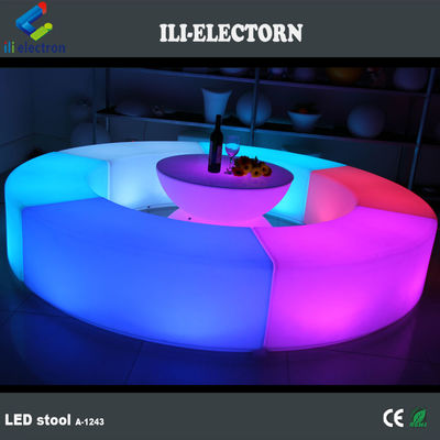 Mobili a led ricaricabili a cambio di colore sedute a led curve