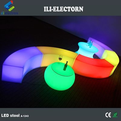 Mobili a led ricaricabili a cambio di colore sedute a led curve