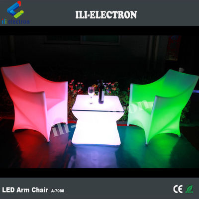 Poltrone per mobili illuminato a LED in PE con batteria al litio ricaricabile
