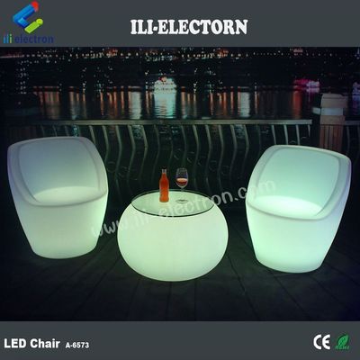 poltrona da festa portatile ricaricabile illuminata a LED multicolore