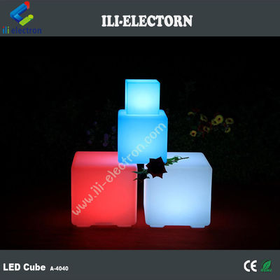 LED illuminato scaffale cubo sedia cubo