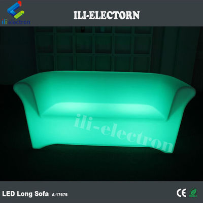 mobili in plastica a cambio colore a led divano lungo luminoso