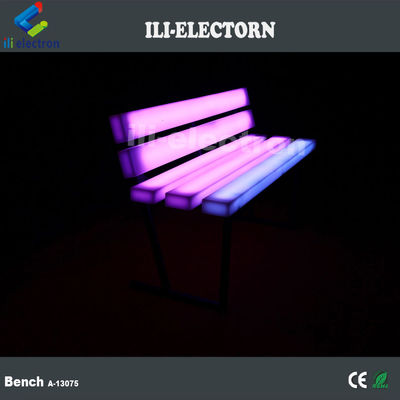 16 colori di plastica illuminato mobili a led panca da giardino esterno