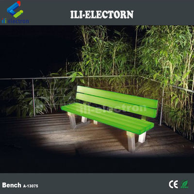 16 colori di plastica illuminato mobili a led panca da giardino esterno