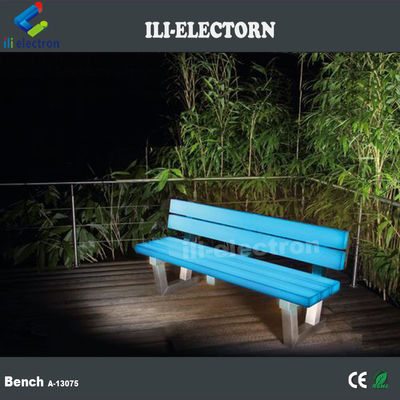 16 colori di plastica illuminato mobili a led panca da giardino esterno