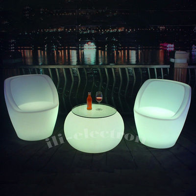 Sedie per mobili a luce a LED ricaricabili impermeabili per eventi e night club