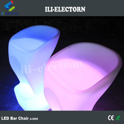 sedie da bar di plastica luminosa per bar di festa luminosi