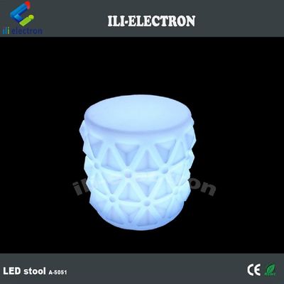 Funny Plastic LED Glow Mobili, LED illuminare sedie per l' asilo.