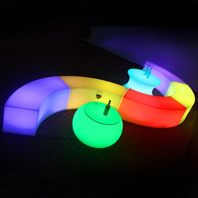controllo remoto trasparente di plastica LED luci magiche sedile di sgabello