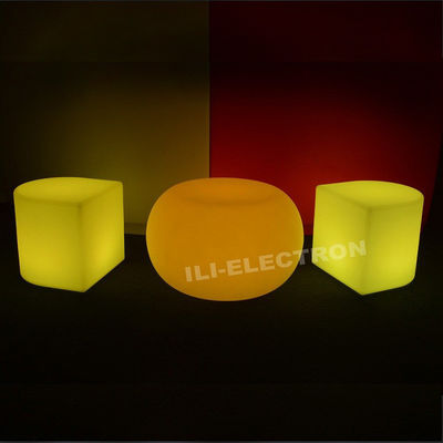 sedie luminose a LED di plastica ricaricabile