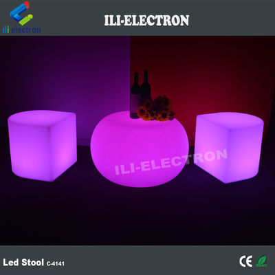 sedie luminose a LED di plastica ricaricabile