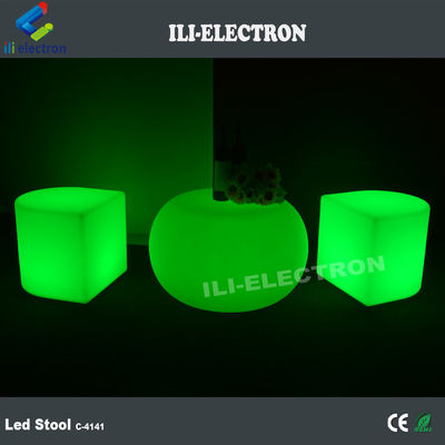 sedie luminose a LED di plastica ricaricabile
