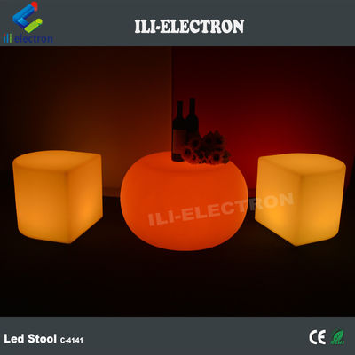 sedie luminose a LED di plastica ricaricabile