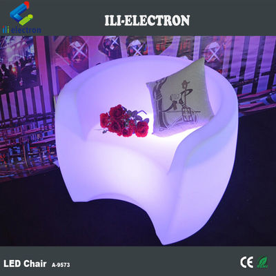 Sette sedie da bar a led in plastica per locali notturni