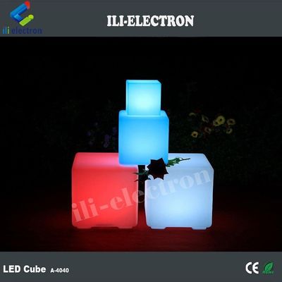 Commercial Outdoor LED Cube Light, Bar Stools Illuminati Con Certificato CE ROHS