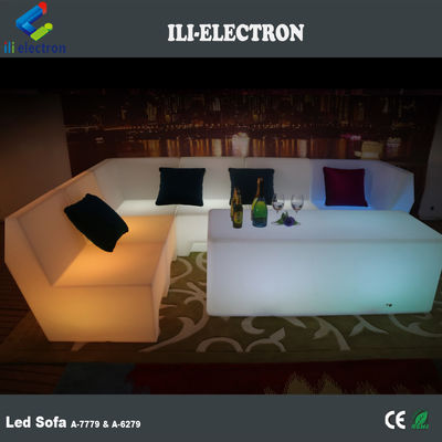 Arredamento per divani moderni in PE in plastica a LED