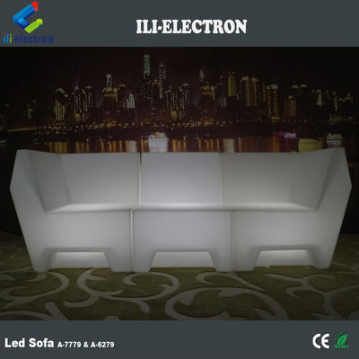 Arredamento per divani moderni in PE in plastica a LED