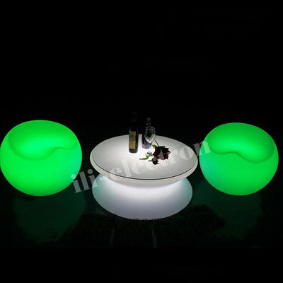 16 colori in cambio di plastica Led Apple Bar Chair