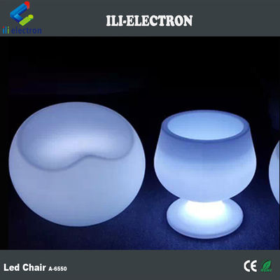 16 colori in cambio di plastica Led Apple Bar Chair