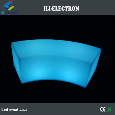 Scaffale per mobili da bar a LED curvo commerciale per giardino esterno