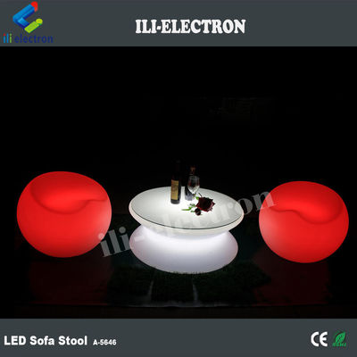 Modulare cambio colore poltrona di plastica mobili da salotto Led illuminato Divano