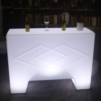illuminazione elegante piccolo tavolo da bar portatile per uso esterno