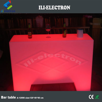 illuminazione elegante piccolo tavolo da bar portatile per uso esterno