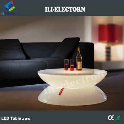 Tavolo da caffè all'aria aperta illuminato multicolore