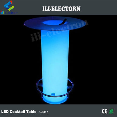 Tavolo da cocktail a luce LED, tavola da caffè illuminata con secchio di ghiaccio