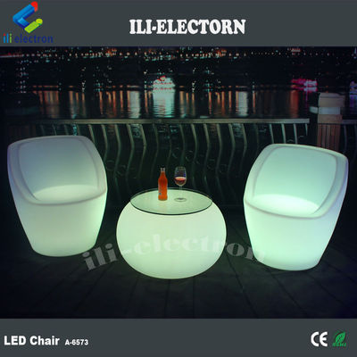 Tavolo a luce di accento a LED Bar rotonda Tavolo a bar a LED luminoso