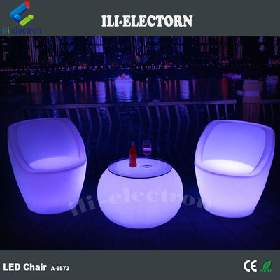 Tavolo a luce di accento a LED Bar rotonda Tavolo a bar a LED luminoso