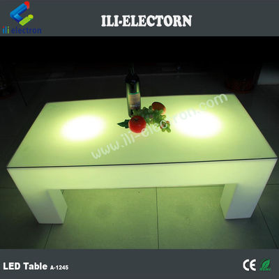 Tavolo luminoso a LED quadrato a controllo remoto RGB per discoteca / patio di festa / KTV / hall
