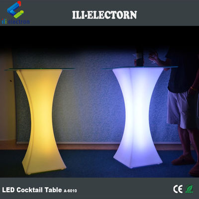 Vendite calde Eventi di festa moderna e bar Remote usato Cambiamento colore decorativo LED Quadrato Tavolo da cocktail