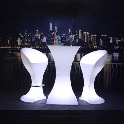 Arredamento per eventi in plastica rotante di colore arancione tavolo cocktail per eventi