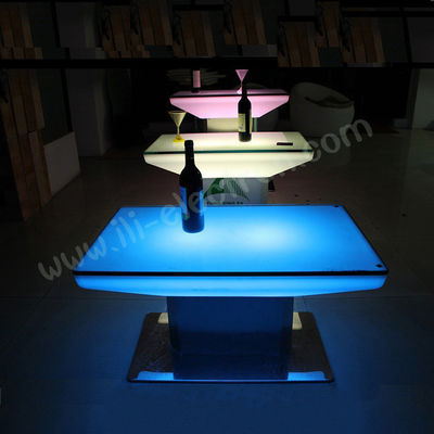 Arredamento a LED Tavolo da bar luminoso in plastica per hotel villa
