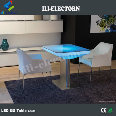 Arredamento a LED Tavolo da bar luminoso in plastica per hotel villa